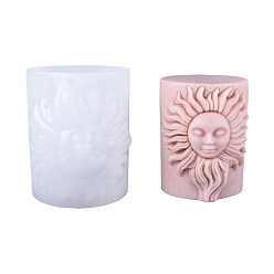 Белый Силиконовые формы для свечей своими руками, для изготовления свечей, колонка, белые, 80x87x98 мм, внутренний диаметр: 66x68 мм