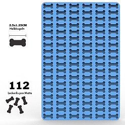 Собака Формы для расплавления пищевого силиконового воска, для изготовления поделок из сургучной печати своими руками, стальной синий, узор кости собаки, 300x200 мм