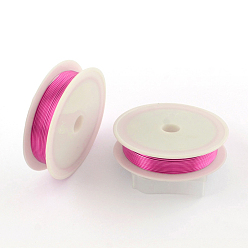 Камелия Круглая алюминиевая проволока, гибкая металлическая проволока для изготовления ювелирных изделий своими руками, камелия, 20 датчик, 0.8 мм, 5 м / рулон (16.4 фут / рулон), 10 рулонов / группы