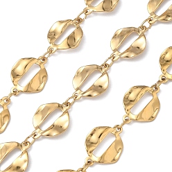 Золотой 304 цепи из нержавеющей стали, несварные, золотые, 19.5x15x1.5 мм