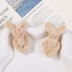 Camel Velvet Big Pendants, Rabbit Charms, Camel, 55x30mm
