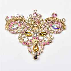 Разноцветный Пластыри, аппликации из страз, наклеить патч, аксессуары для костюма, красочный, 100x125 мм