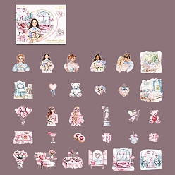 Индийский Красный Этикетки наклейки наклейки, для скрапбукинга, детские поделки художественных промыслов, наклейка для домашних животных, Индийская красная, 39~73x29~71x0.1 мм