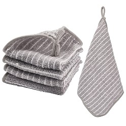 Гейнсборо Вешаная чистящая салфетка из волокна, квадратное кухонное полотенце, светло-серые, 242~250x242~250x4 мм