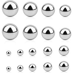 Нержавеющая Сталь Цвет 304 из нержавеющей стали бусы, неочищенные / без отверстий, круглые, цвет нержавеющей стали, 2~10 мм, 180 шт / коробка