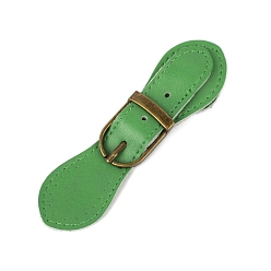 Зеленый лайм Кожаная пряжка, для сумки свитер куртка пальто, аксессуары для шитья своими руками, зеленый лайм, 11.5~14.5 см
