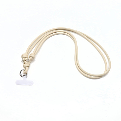 Бежевый Кожа планки мобильного, Сплав с застежкой, бежевые, 900~915x6 мм