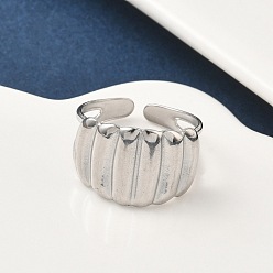 Нержавеющая Сталь Цвет 304 открытые манжеты из нержавеющей стали, цвет нержавеющей стали, 13.5 мм, регулируемый