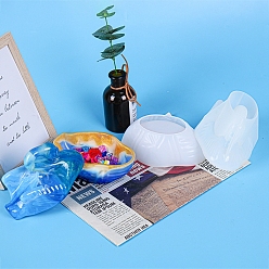 Белый Силиконовые формы для хранения пищевых продуктов своими руками, формы для литья смолы, белые, 104x95 мм