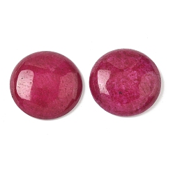 Нефрит Природного нефрита кабошоны, окрашенные, полукруглый, 25~26x6.5~10.5 мм