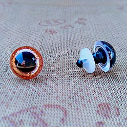 Оранжево-Красный Глаза куклы из АБС-пластика, для изготовления кукол, оранжево-красный, 20 мм