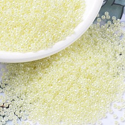 (RR514) Lemon Ice Ceylon Миюки круглые бусины рокайль, японский бисер, (rr 514) лимонный лед цейлон, 11/0, 2x1.3 мм, Отверстие : 0.8 мм , около 5500 шт / 50 г