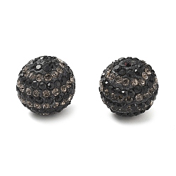 Реактивный Самолет Полосатый узор полимерная глина стразы бусины, круглые, дискотечный шар бисер, струя, 16x15.5 мм, отверстие : 1.5 мм