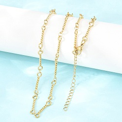 Золотой 4мм 304 Цепочка из нержавеющей стали с витыми звеньями для женщин и мужчин, ионное покрытие (ip), золотые, 17.91 дюйм (45.5 см)