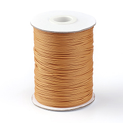 Peru Korean Waxed Polyester Cord, Peru, 1mm, about 85yards/roll