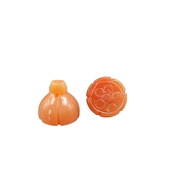 Red Agate Natur-Achat Charme, seedpod der Lotus, 10~12 mm