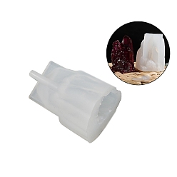 Белый Силиконовые формы для свечей своими руками, пищевой силикон, изготовление украшений, для изготовления свечей, самородки, белые, 34x29 мм