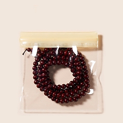 Персиковый Слойка Прозрачные ПВХ-пакеты для ювелирных изделий с застежкой-молнией, водонепроницаемые самозапечатывающиеся пакеты, прямоугольные, розовые, 12x12 см