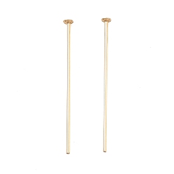 Real 14K Gold Filled 1/20 14k позолоченные булавки с плоской головкой, real 14 k золото заполнено, 38 мм, 22 датчик