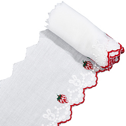 Клубника 3 ленты из полиэстера в ярдах, аксессуары для одежды, клубника, 4-3/8 дюйм (110 мм)