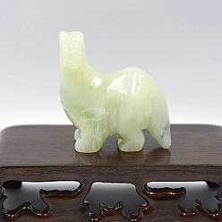 Новый Нефрит Новые резные фигурки динозавров из натурального нефрита, Украшения из камня с энергией Рейки, 50x30 мм