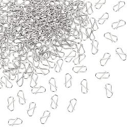 Нержавеющая Сталь Цвет 304 крюк застежки из нержавеющей стали с, цвет нержавеющей стали, 12x6x1 мм, 200 шт / коробка