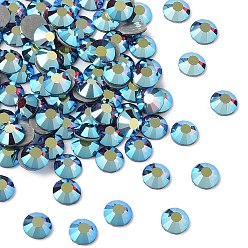 90090 200 Siam AB Камни preciosa® crystal hotfix с плоской основой, чешский хрусталь, круглый(438 11 612 шатон роза вива 12 ®), 90090 200 сиам аб, ss 8 (2.3~2.5 мм)