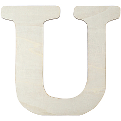 Letter U Необработанные листы МДФ, Буква U, 395x375x0.4 мм