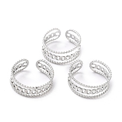 Нержавеющая Сталь Цвет Устойчивые к потускнению 304 кольца из нержавеющей стали, манжеты кольца, долговечный, форма обочины, цвет нержавеющей стали, размер США 7 3/4 (17.9 мм), 8 мм