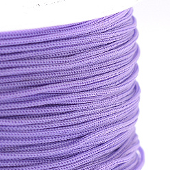 Plum Polyester Cords, Plum, 0.5~0.6mm, about 131.23~142.16 yards(120~130m)/roll