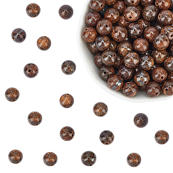 Bronzite Natural Bronzite Bead Strands, Round, 8mm, Hole: 1mm, about 46~50pcs/strand, 14.9 inch~15.1 inch(37.85~38.35cm), 2strands/box