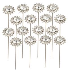 Серебро 16 шт. ..., для украшения свадебных букетов, серебряные, 13.5~14 мм