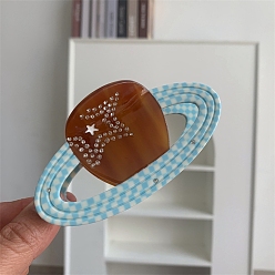 Светло-Голубой Заколки для волос с когтями из ацетата целлюлозы (смола), аксессуары для волос для женщин и девочек, Небесно-голубой, 100x50 мм