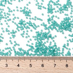 (RR412) Opaque Turquoise Green MIYUKI Round Rocailles Beads, Japanese Seed Beads, (RR412) Opaque Turquoise Green, 15/0, 1.5mm, Hole: 0.7mm, about 5555pcs/bottle, 10g/bottle