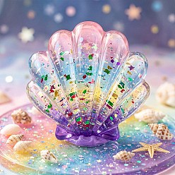Shell Shape Силиконовые формы, формы для литья смолы, для уф-смолы, изготовление изделий из эпоксидной смолы, формы раковины, 48.5x53x8.5 мм