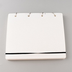 Белый 4 страницы фетровые подвески для обуви коллекция переплет книга, органайзер для обуви с перекидной страницей, прямоугольные, белые, 26.2x22.8x2.3 см