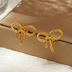 Настоящее золото 18K Стильные 304 серьги-гвоздики в форме бабочек из нержавеющей стали для повседневной носки, реальный 18 k позолоченный, 20.02x25.3 мм