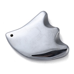 Терагерцовый камень Инструменты для массажа синтетическими терагерцовыми камнями, доски для рыбного гуаша для профессионального или домашнего спа, расслабляющий, выздоровление, боли, 48x49.5x11 мм, отверстие : 2 мм