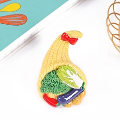 Зеленый лайм Миниатюрные украшения из смолы, аксессуары для домашнего кукольного домика с микро-ландшафтом, притворяясь опорными украшениями, корзина овощей и фруктов, зеленый лайм, 70x45 мм