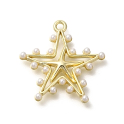 Морская звезда Подвески из сплава , светло-золотые подвески, морская звезда, 27x25.5x3.5 мм, отверстие : 1.8 мм