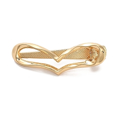 Сердце Сплав зажимами волос, аксессуары для волос для женщин и девочек, сердце, 14.5x57x20.5 мм