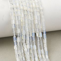 Опал Opalite бисер пряди, кубоид, 4.5~5x2.5x2.5 мм, отверстие : 0.6 мм, около 80~82 шт / нитка, 14.88~15.20'' (37.8~38.6 см)