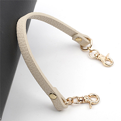 Old Lace Imitation Leather Bag Strap, with Swivel Clasps, for Bag Replacement Accessories, Old Lace, 30.5x1.1x0.4cm