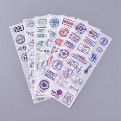 Word Planner Stickers, Decorative Sticker, for Scrapbooking, Calendars, DIY Crafts, Album, Word, 16.1x8x0.01cm, 6sheets/set