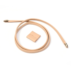 Фора Съемные шнурки из искусственной кожи, гибкий шнурок с ползунком шнурка, для сумок своими руками, оранжевые, 90x0.8x0.8 см