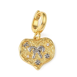 Candy Cane Рождественские украшения в виде латунных сердечек со стразами, с застежками, без свинца, без кадмии и без никеля, реальный 18 k позолоченный, шоколадная конфета, 24.5 мм