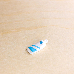 Другие Миниатюрные украшения из смолы, аксессуары для домашнего кукольного домика с микро-ландшафтом, зубная паста, 17x5 мм