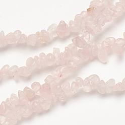 Rose Quartz DIY Bracelets Necklaces Jewelry Sets, Natural Rose Quartz Chips Beads Strands, Toggle Clasps, Lobster Claw Clasps and Elastic Wire, 12.6x10.6x2.1cm