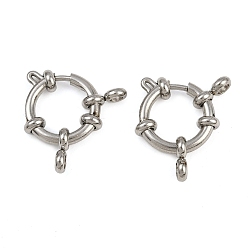 Нержавеющая Сталь Цвет 304 пружинные кольца из нержавеющей стали, цвет нержавеющей стали, 16x5 мм, отверстие : 2.8 мм