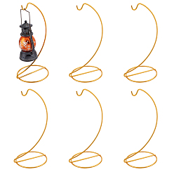 Золотой 6 Подставка для украшения из железной проволоки, держатель воздушного растения, вешалка для террариума, полукруг, золотые, 104x145x235 мм